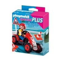 playmobil boy with box racer go kart 4759