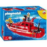 Playmobil Rescue - Fire Rescue Boat with Pump (3128-B)