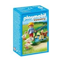 Playmobil Boy with Ducks and Geese on the Pond 6141