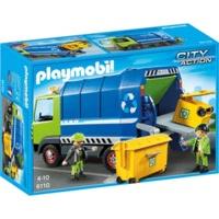 playmobil city action new recycling truck 6110