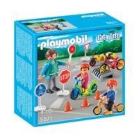 playmobil city life road safety play set 5571