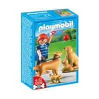 playmobil golden retriever and pup set 5209