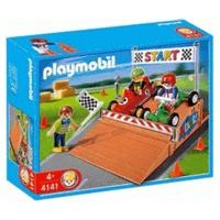 playmobil compact set go cart racing 4141