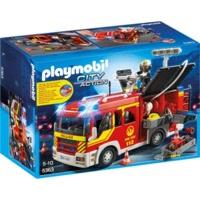 playmobil fire engine pump play set 5363