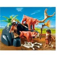 Playmobil Saber-Toothed Cat with Hunters (5102)