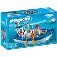 playmobil fisherman with boat 5131