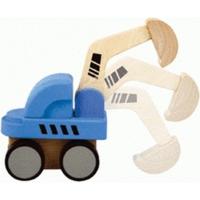 Plan Toys Plan City - Mini Wooden Excavator