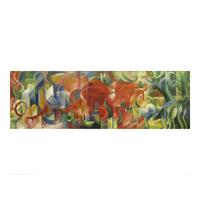 Playing forms By Franz Marc
