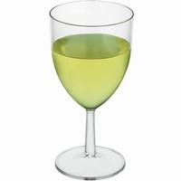Plastic Reusable Wine Glasses 7oz LCE at 175ml (Case of 48)