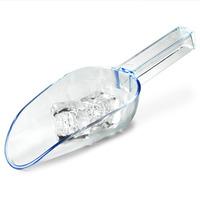 Plastic Drainer Ice Scoop Clear 7oz