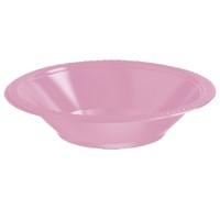 Plastic Party Bowls Light Pink