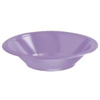 Plastic Party Bowls Light Purple