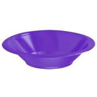 Plastic Party Bowls Purple