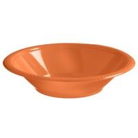Plastic Party Bowls Orange