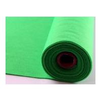 Plain Acrylic Felt Fabric Mini Roll 5m Super Bright Green