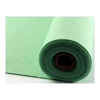 Plain Acrylic Felt Fabric Mini Roll 5m Mint Green