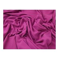 Plain Textured Stretch Jersey Knit Dress Fabric Fuchsia