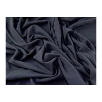 Plain Textured Stretch Jersey Knit Dress Fabric Dark Grey