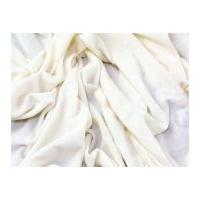 Plain Super Soft Stretch Jersey Dress Fabric Ivory