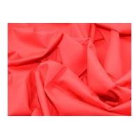 plain polycotton dress fabric red