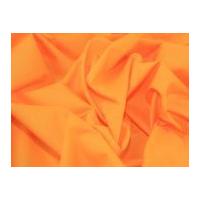 Plain Polycotton Dress Fabric Orange