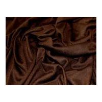 plain stretch jersey dress fabric dark brown