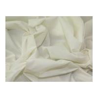 Plain Polycotton Dress Fabric Ivory