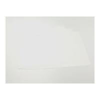 plain acrylic felt fabric 9 x 12 rectangle 225cm x 30cm white