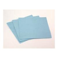 plain acrylic felt fabric 9 square 225cm light blue