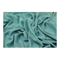 Plain Soft Polyester Dress Fabric Sea Green