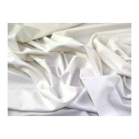 Plain Scuba Bodycon Stretch Jersey Dress Fabric Off White