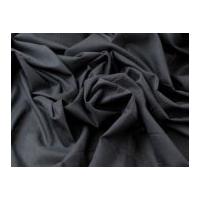 plain cotton voile dress fabric black