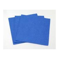 plain acrylic felt fabric 6 square cornflower blue