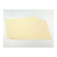 plain acrylic felt fabric 9 x 12 rectangle 225cm x 30cm ivory