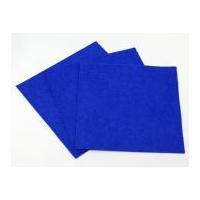 plain acrylic felt fabric 9 square 225cm royal blue