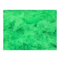 Plain Long Pile Fur Fabric Emerald Green