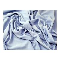 Plain Textured Stretch Jersey Knit Dress Fabric Pale Blue