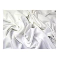 Plain Textured Stretch Jersey Knit Dress Fabric Ivory