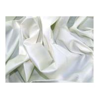 Plain Jardin Stretch Cotton Sateen Dress Fabric Ivory Cream