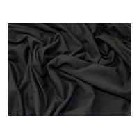 Plain Premium Quality Cotton Spandex Jersey Knit Dress Fabric Black