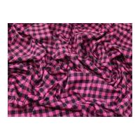 Plaid Check Soft Brushed Flannel Dress Fabric