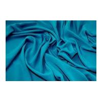 Plain Soft Polyester Dress Fabric Peacock