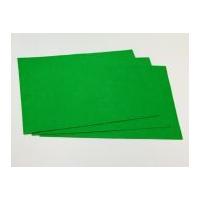 Plain Acrylic Felt Fabric A4 Rectangle 21cm x 29.7cm Meadow Green