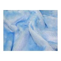 plain short pile fur fabric baby blue