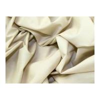 Plain Polycotton Dress Fabric Stone