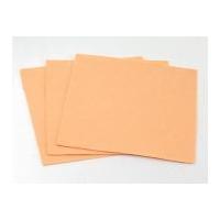 plain acrylic felt fabric 6 square 15cm flesh