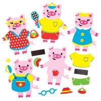 Playful Pig Mix & Match Magnet Kits (Pack of 30)