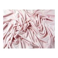 Plain Viscose & Lycra Stretch Jersey Knit Dress Fabric Baby Pink