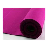 Plain Acrylic Felt Fabric Micro Roll 2.5m Fuchsia Pink