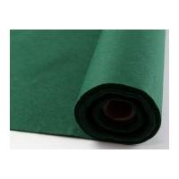 plain acrylic felt fabric micro roll 25m holly green